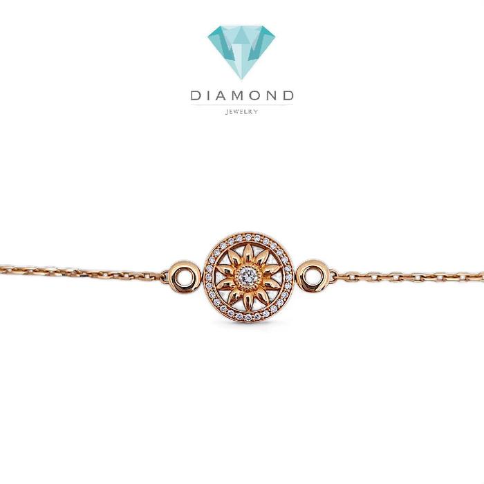 Gates Diamond Bracelet 18K / Gelang Berlian Gates 18K / Diamond Jewelry 19GBD11450RB