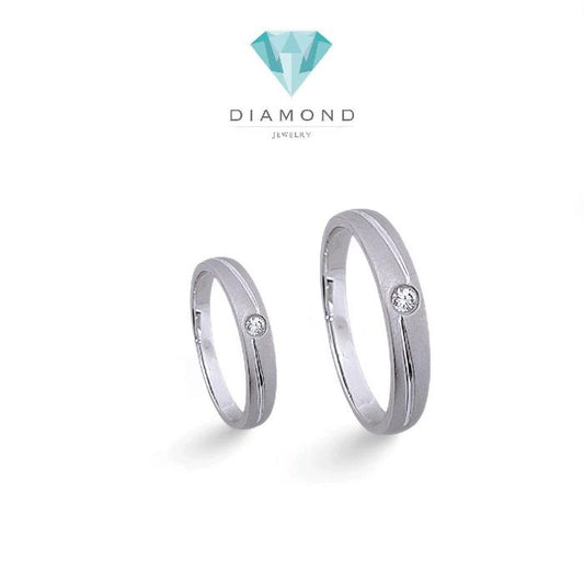 Wedding Solitaire Classic Ring 18K / Cincin Wedding klasik solitaire 18K / Diamond Jewelry-HT 37CBNKH5054WPLS - 38CBNKH2964WPLS