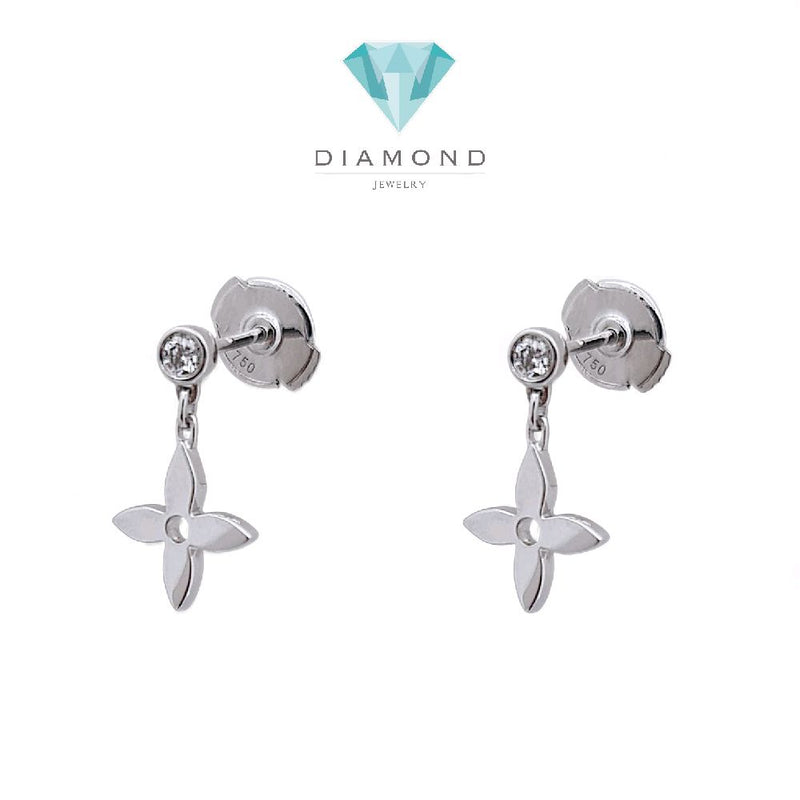 Ldylle Blossom Diamond Earring 18K / Anting Berlian Ldylle Blossom 18K / Diamond Jewelry 395ABD4000RY-HT