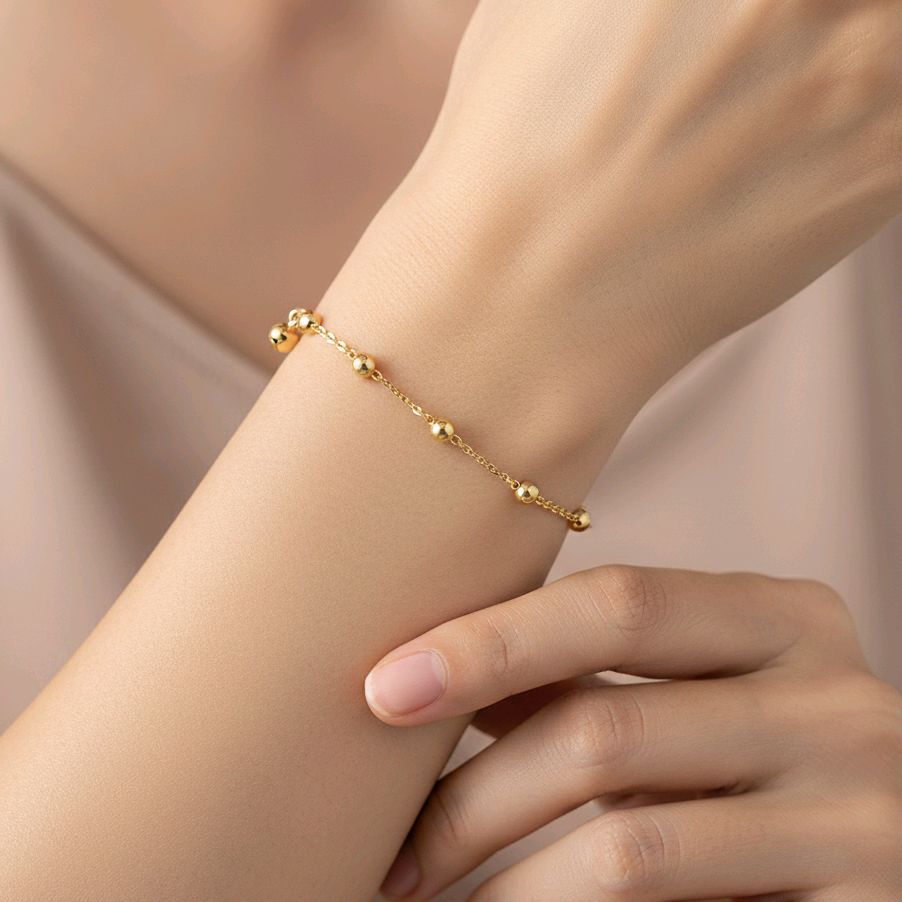 Bell Love Gold Brecelets 16K / Gelang Emas Lonceng love 16K / Diamond Jewelry / 456GMS254LS