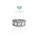 Cincin  berlian diamond baguette listring halo18k/diamond ring baguette listring halo 18k- diamond jewelry