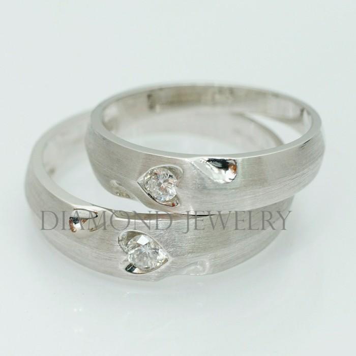 Cincin Kawin/Wedding Ring - Diamond Jewelry Two Tone 01020788/01020789