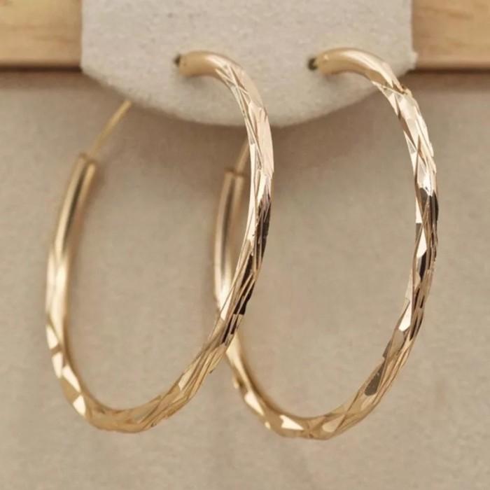 anting gipsi Emas Rose Gold 17K