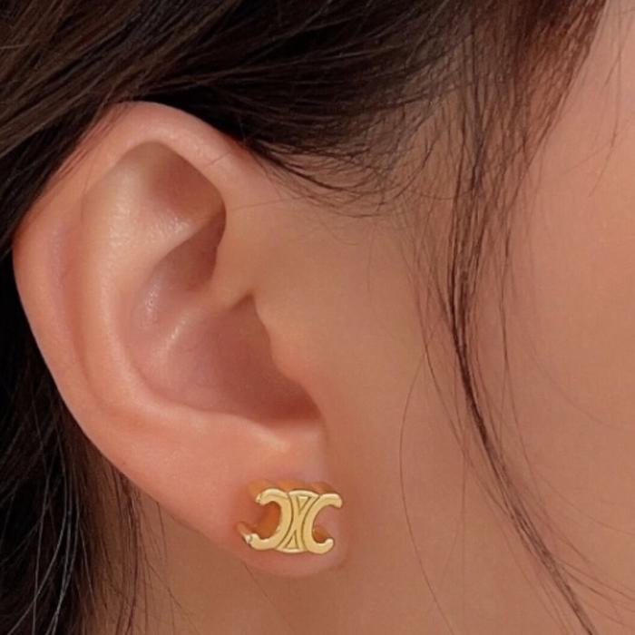 Anting Emas Celine 18K / Diamond Jewerly-349ABD532RY-HT