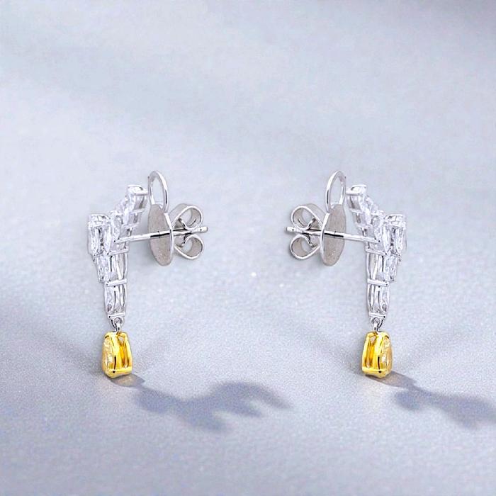 Golden Dew Diamond Earrings 18K / Diamond Jewelry / 6AB3000PGK