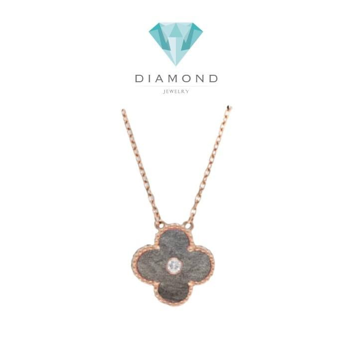 VCA diamond necklace 18k rose gold-Diamond Jewelry