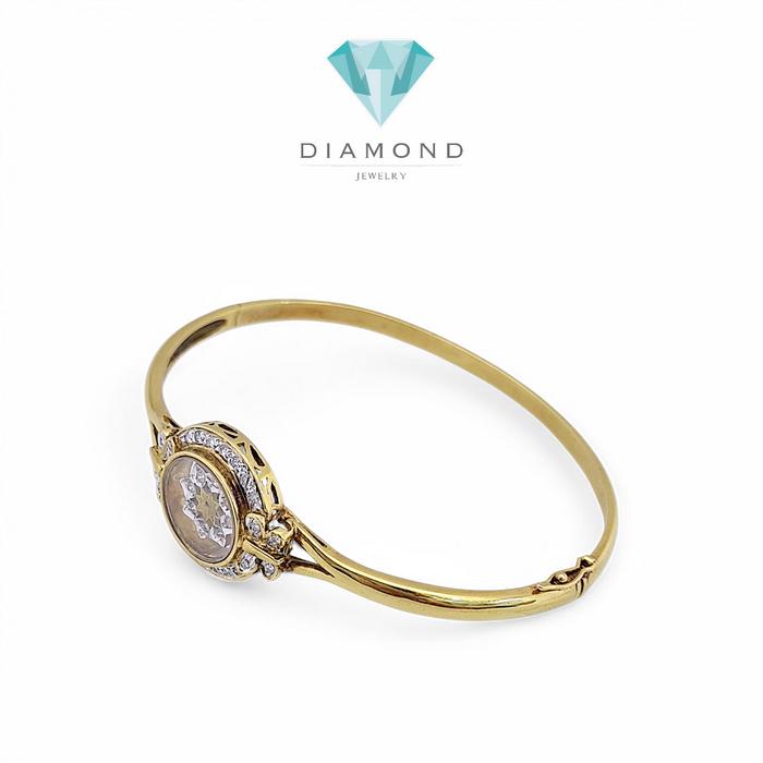 Diamond Bangle - Gelang Berlian - Diamond Jewelry - Rose Gold 03030436