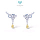 Golden Dew Diamond Earrings 18K / Diamond Jewelry / 6AB3000PGK