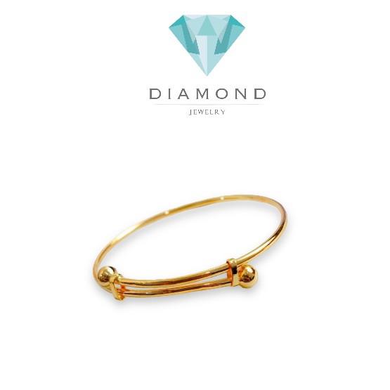 Gelang bayi emas ulir