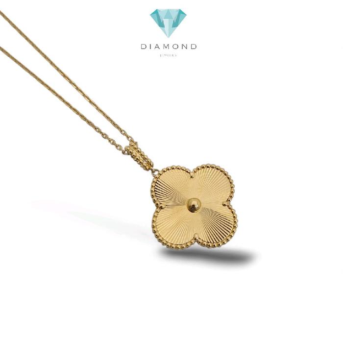 Clover Magic Alhambra Yellow Gold Necklace 18K / Diamond Jewelry / 158KBD185000AB