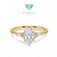 Marquis Diamond Lab Grown 18k -Elsy Diamond Jewelry