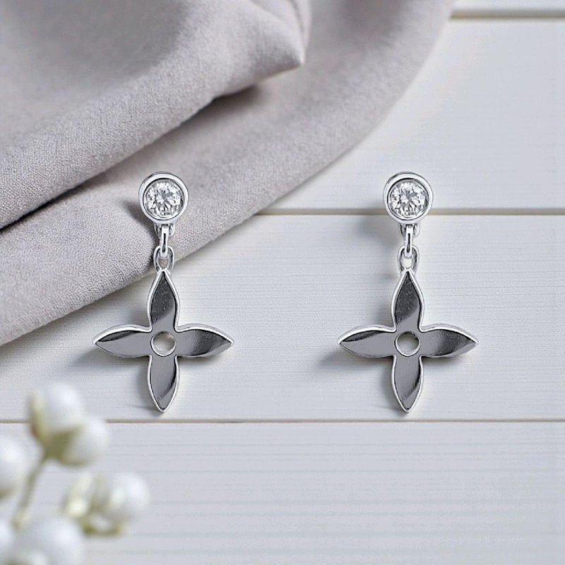 Ldylle Blossom Diamond Earring 18K / Anting Berlian Ldylle Blossom 18K / Diamond Jewelry 395ABD4000RY-HT