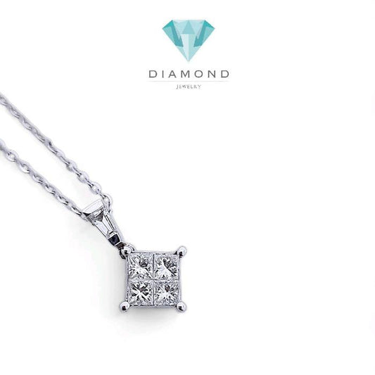 Liontin Square Diamond 18K / Diamond Jewelry 64LBGT6193WP