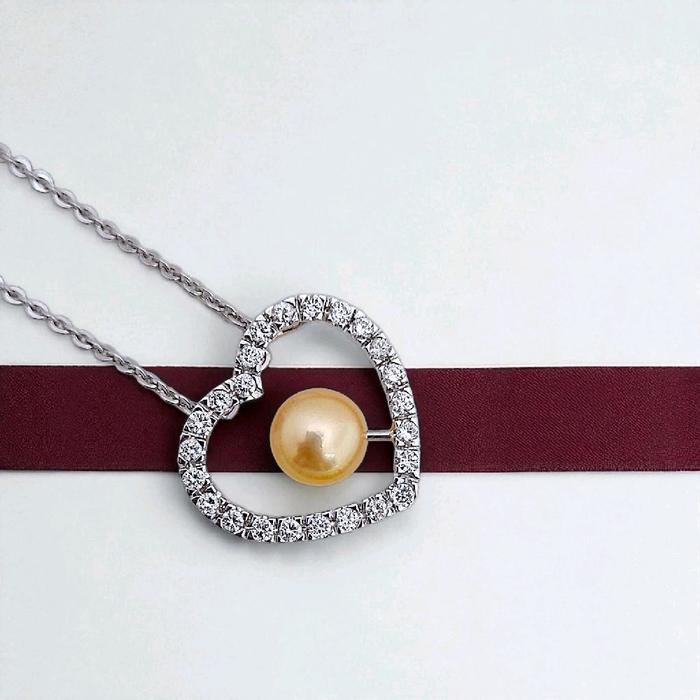 Liontin Love Pearl Diamond 18K / Diamond Jewelry 1LMGT5100WP-(1100HT)