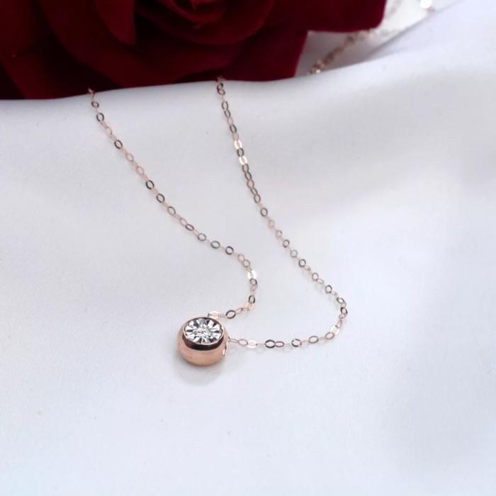 Diamond Solitaire swarozky Necklace/earring 18k White Diamond Jewelry
