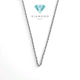 Chain White Gold Necklace 750K / Kalung Rantai Emas Putih 750K / Diamond Jewelry 426KMS086LS-HT