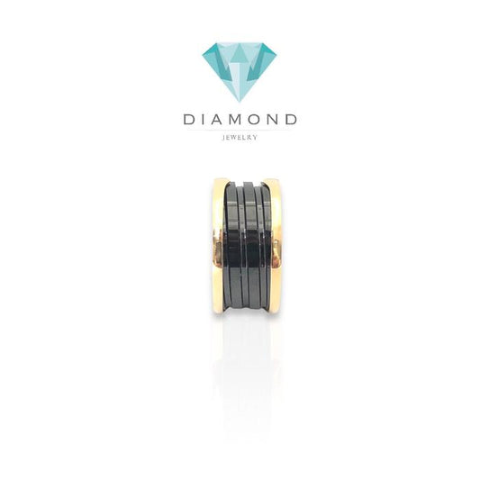 Black onyx zero ring 18k Diamond Jewelry