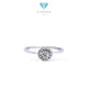 Solitaire Diamond Ring 18K / Cincin Diamond Solitaire 18K / Diamond Jewelry / 384CB289LS