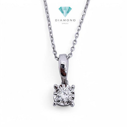 Liontin Solitaire Diamond 18K / Diamond Jewelry