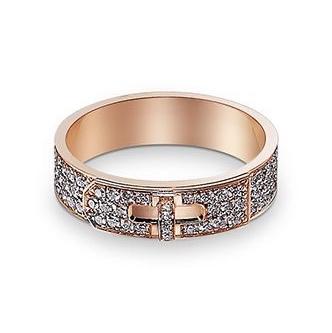 kelly pave diamond ring 18K Rose GoldDiamond Jewelry