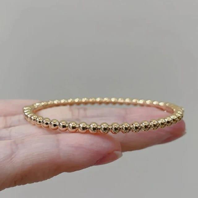 Perlee pearl vca bangle 18k rose gold-Diamond Jewelry