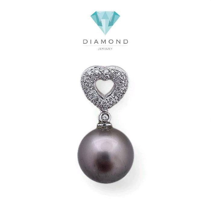 Liontin Love Black Pearl Diamond 18K / Diamond Jewelry 354LM475LSWP-HT