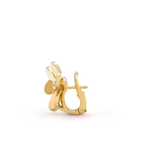 Frivole Diamond  Earring 18k Yellow Gold- Diamond Jewelry-HT-376ABD70000LS-1ABDTUSUKLSNEW