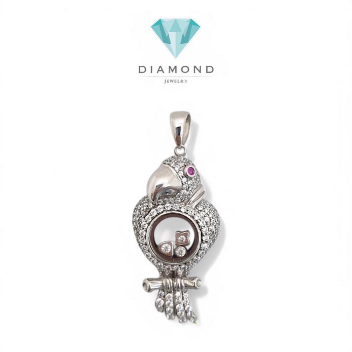 Liontin Mas Bird White Gold 18K-Diamond Jewelry
