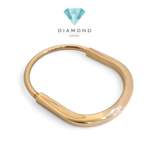 Lock Bangle Rose Gold-Diamond Jewelry-11GBD2542RB