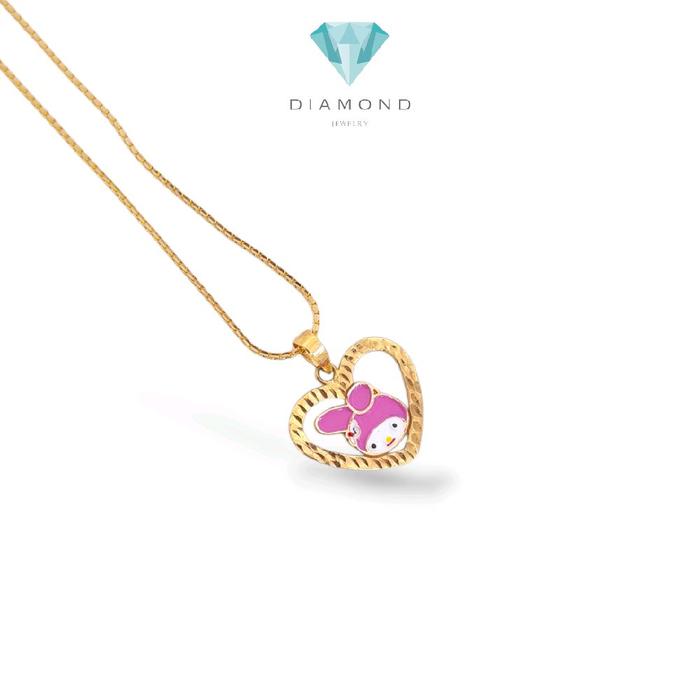 Melody Gold Pendant 18K / Liontin Emas Melody 18K / Diamond Jewelry / 272LMSWP1