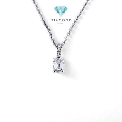Liontin Baguette Diamond 18K / Diamond jewelry 11LB4960AN