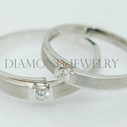 Cincin Kawin/Wedding Ring - Diamond Jewelry Two Tone 01020794/01020795