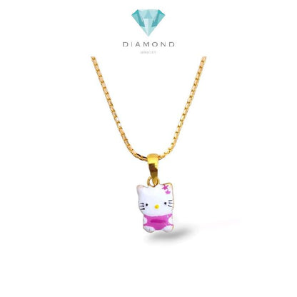 Hello Kitty Gold Pendant 18K / Liontin Emas Hello Kitty 18K / Diamond Jewelry / 270LMSWP1