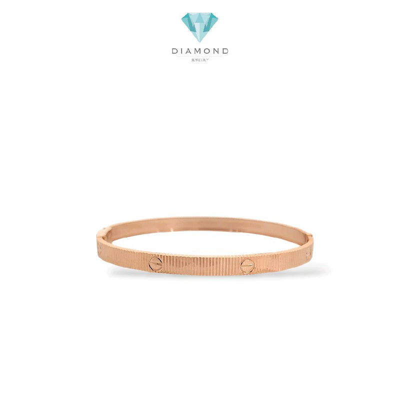 Love Gold Bangle 17K / Gelang Emas Love 17K / Diamond Jewelry / 478GMS757LS