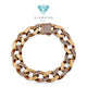 Cuba Chain Diamond Bracelet 18K / Gelang Berlian Cuba Chain 18K / Diamond Jewelry-1GB2494SDNEW-HT