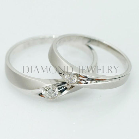 Cincin Kawin/Wedding Ring - Diamond Jewelry Two Tone 01020764/01020765