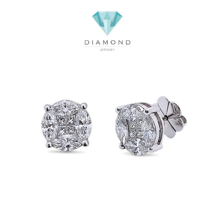 Esperansa Diamond Earring 18K / Anting Berlian Esperansa 18K / Diamond Jewelry 1AB4300PGK-HT