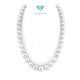 South sea pearl 13-15 mm milk white Necklace Diamond Jewelry