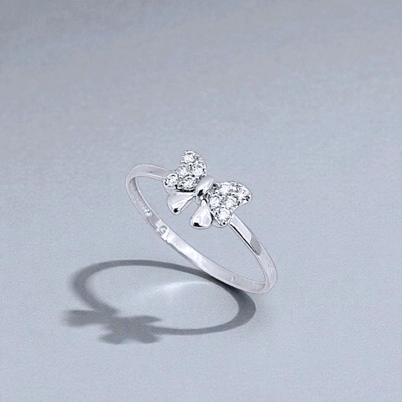 Ribbon Gold Ring 700K / Cincin Pita Emas 700K /  433CMS101LS/cincin emas putih