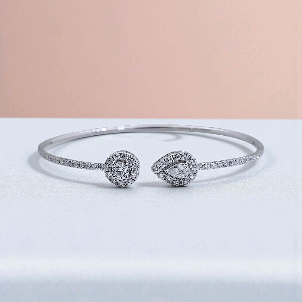 Toimoi Diamond Bangle 18K / Gelang Berlian Toimoi 18K / Diamond Jewelry 396GB13000VIONLS-HT