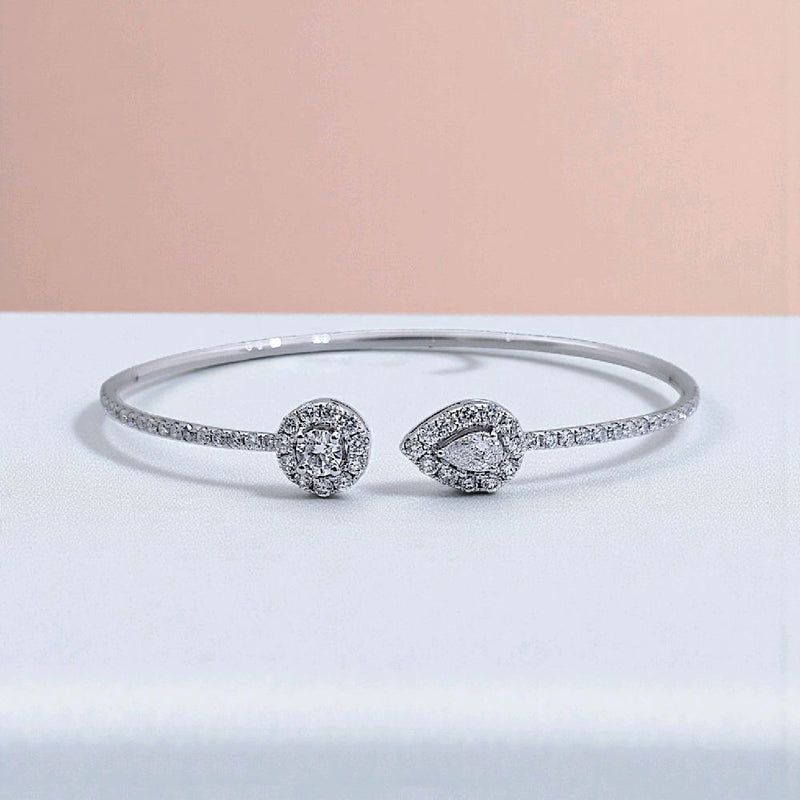 Toimoi Diamond Bangle 18K / Gelang Berlian Toimoi 18K / Diamond Jewelry 396GB13000VIONLS-HT