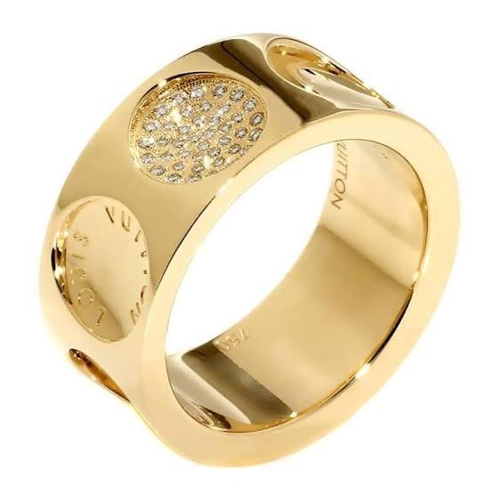 Emprainted lv Large Diamond Ring-EMPRAINTEDLARGE-0.43CT