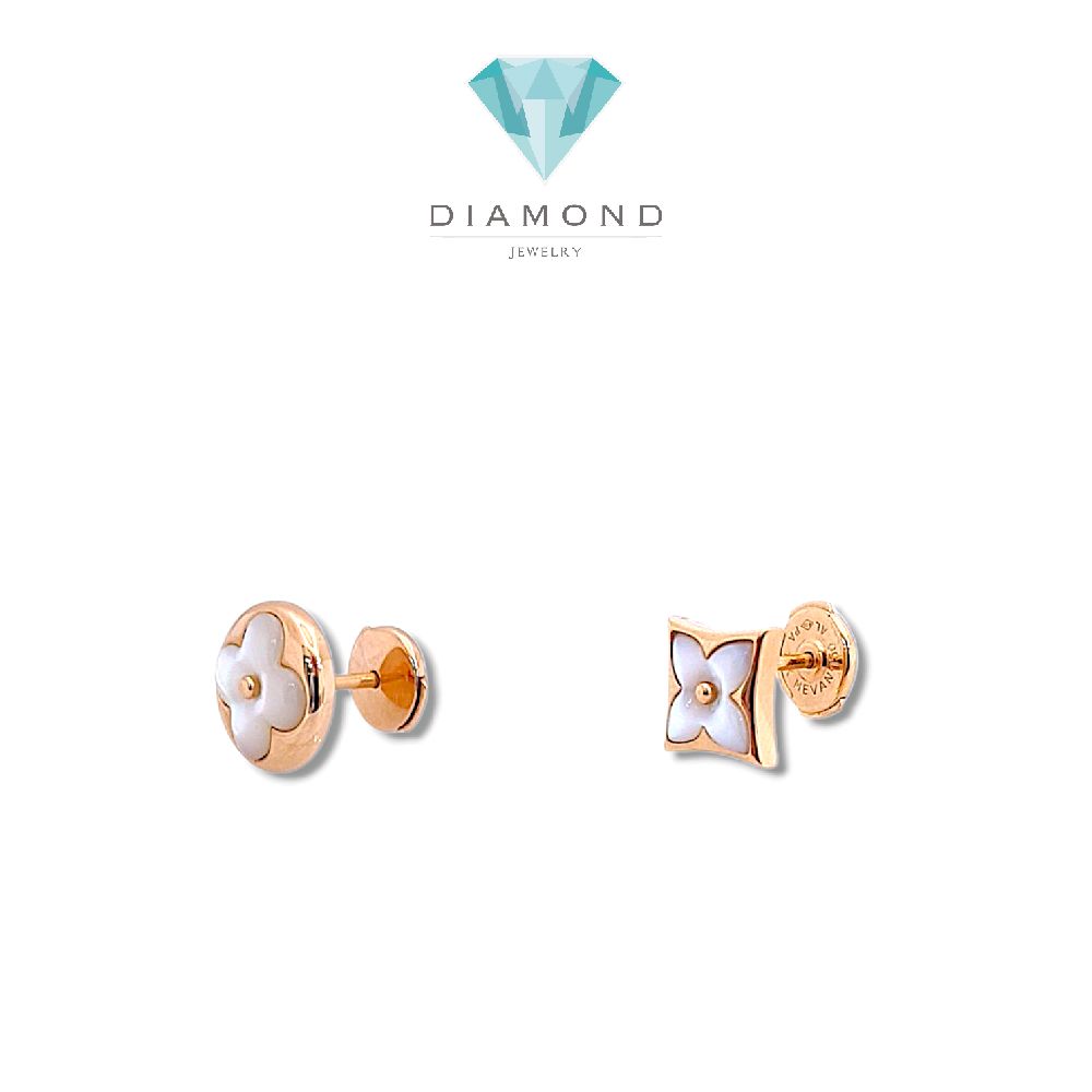 Color Blossom Mop Hoop Earings 18K / 105ABD28000AB / 106ABD28000AB