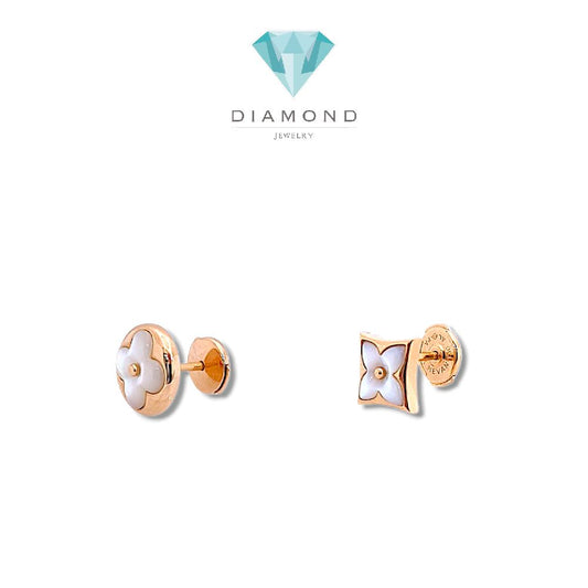 Color Blossom Mop Hoop Earings 18K / 105ABD28000AB / 106ABD28000AB
