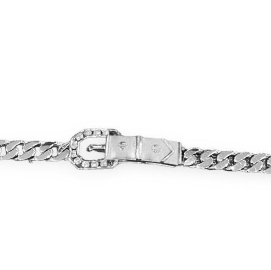 Diamond Bangle Belt Cuban Chain- Gelang Berlian Diamond Jewelry