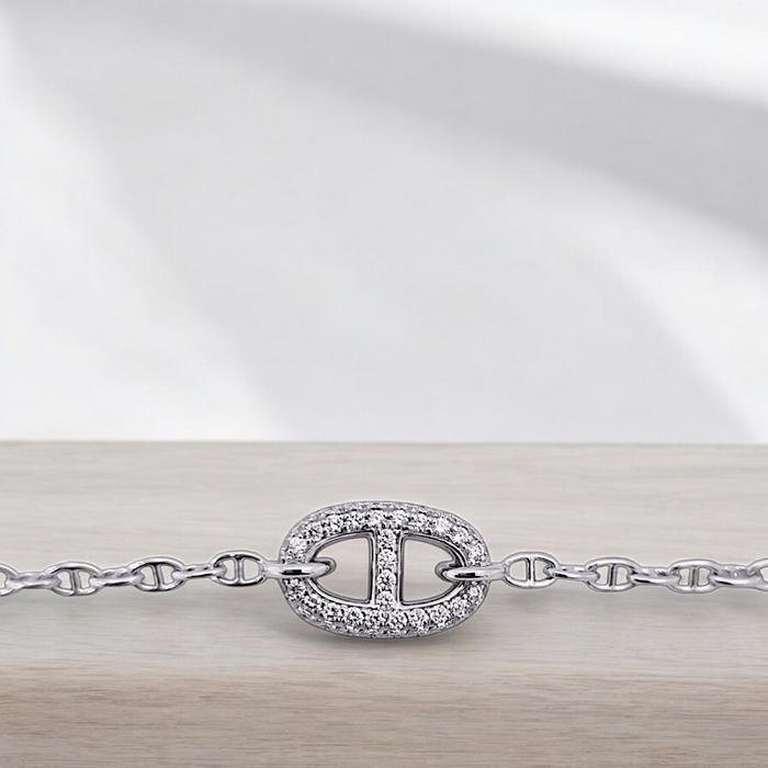 Farandole Diamond HM Chain 18k  Bracelet / Diamond Jewelry-83GBD107800AB-HT