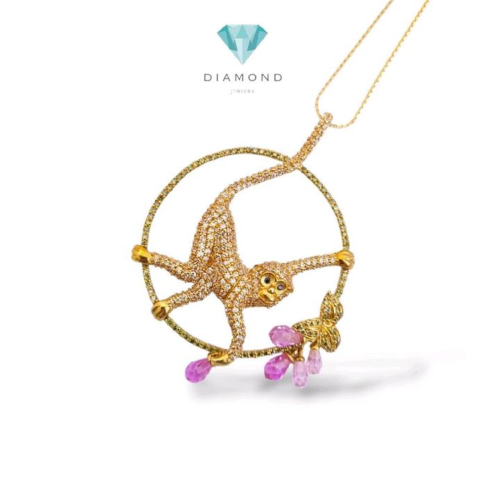 Gold Animal Pendant 18K / Liontin Emas Hewan 18K / Diamond Jewelry / 30LM10WP