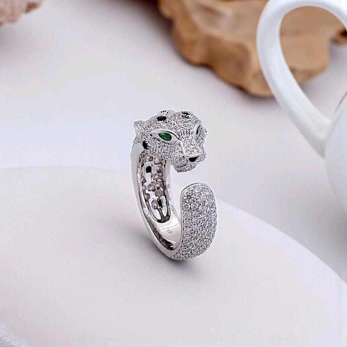 Panthere Full Diamond Ring 18K / Cincin Panthere Full Berlian 18K / Diamond Jewelry 98CBD298000AB-HT