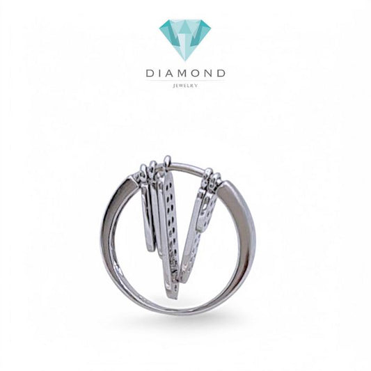 Ring Diamond Movable Fan 18K / Diamond Jewelry/ cincin Berlian kipas 18k