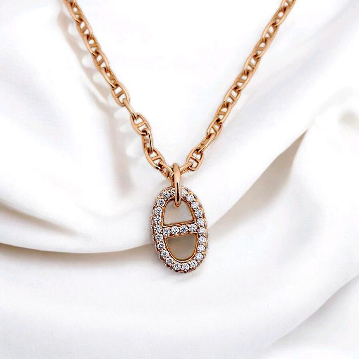 Farandole Diamond Necklace 18K / Diamond Jewelry 102KBD154000AB-HT
